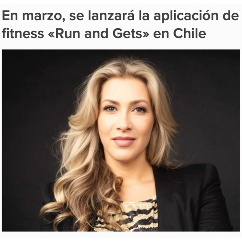 En marzo, se lanzará la aplicación de fitness «Run and Gets» en Chile