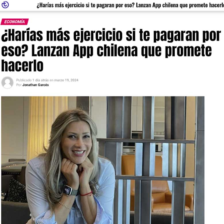 ¿Harías más ejercicio si te pagaran por eso? Lanzan App chilena que promete hacerlo