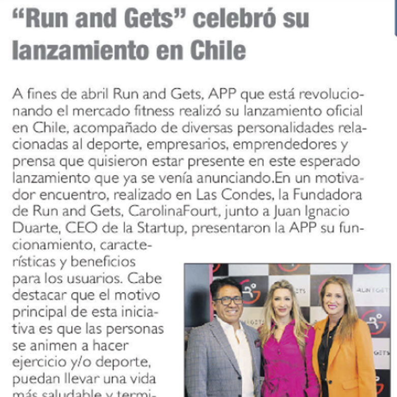 Run and Gets, en Las Últimas Noticias